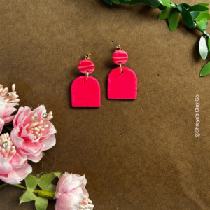 handcrafted modern magenta arches